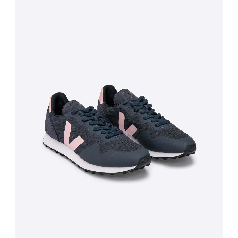 Veja SDU RT ALVEOMESH Women's Running Shoes Navy | CA 436LIS